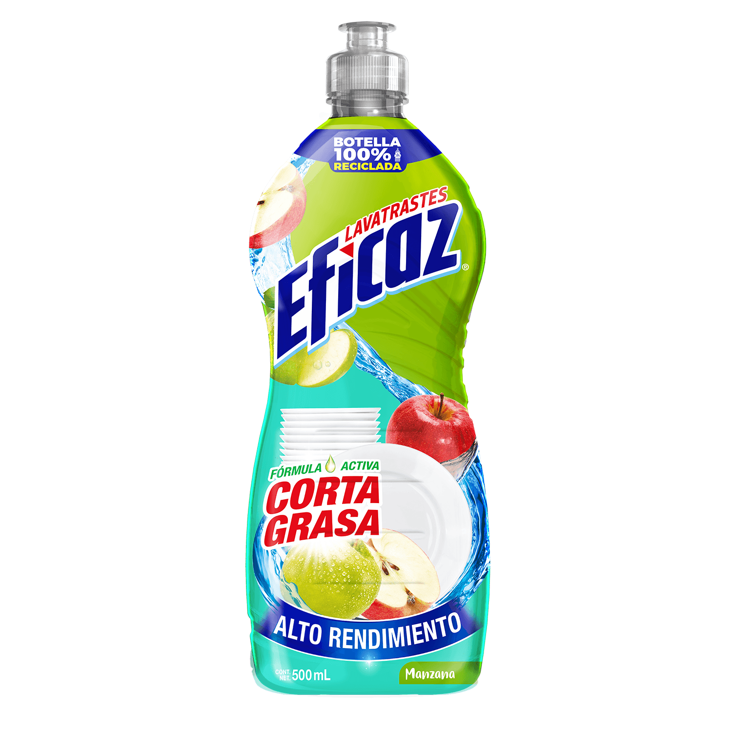 Jabon Liquido  Manzana  Eficaz  500.0 - Ml