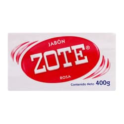 Zote Jabón de Lavandería en Barra Rosa 400 grs