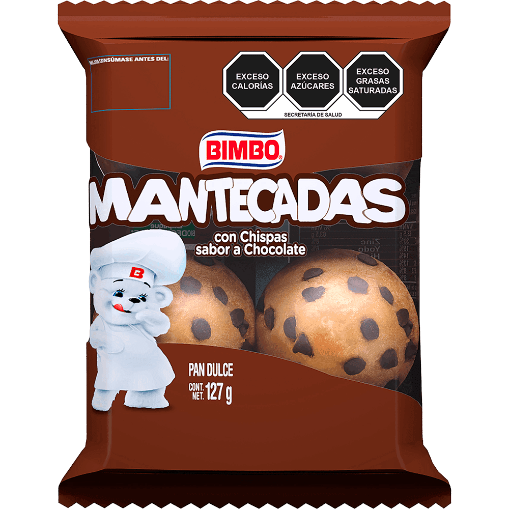 MANTECADAS ChIPS CHOC SP 4P 127g MTA BI