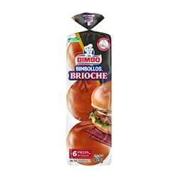Bimbo Pan para hamburguesa bimbollos brioche