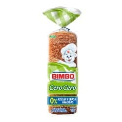Bimbo Pan Integral Cero Cero 610 grs