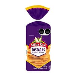 TOSTADA ONDULADA MILPA REAL 324G