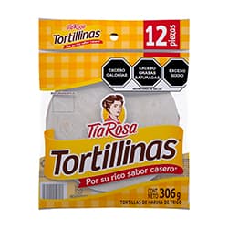 TORTILLINAS 12P TIA ROSA 310GR         .