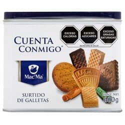 MacMa Galleta Cuenta Conmigo Finas Surtidas 600 g