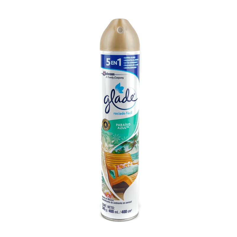 Ambiental En Aerosol Glade  Paraiso Azul 400Ml