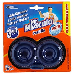 Pato Mr. Musculo Pastilla Sanitaria Dentro del Tanque 2 pza 40 g