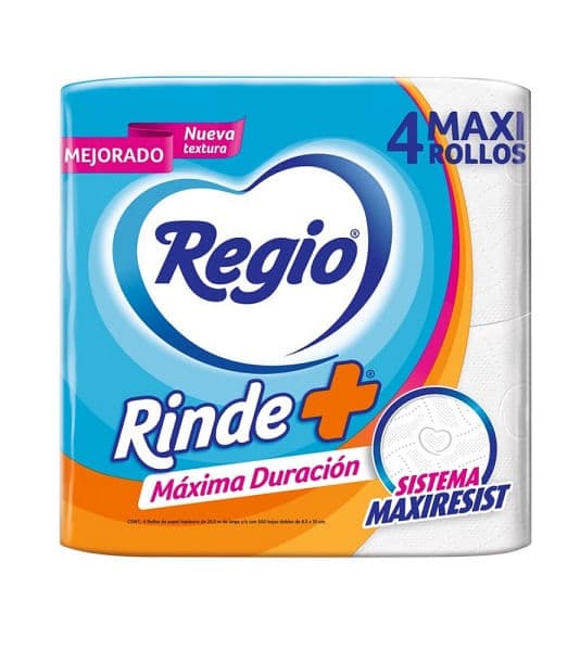 Higienico Regio de 4 Maxi Rollos 400 hojas