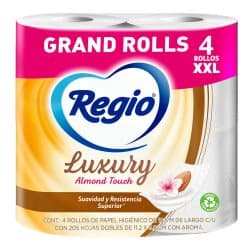 Regio Papel Higiénico Luxury Almond 4 Piezas