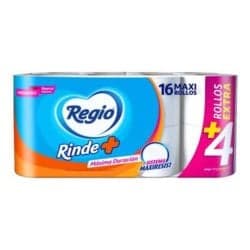 Regio Rinde Más Papel Higiénico 16 Rollos
