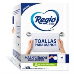 Regio Toallas de Papel para Manos 160 Piezas