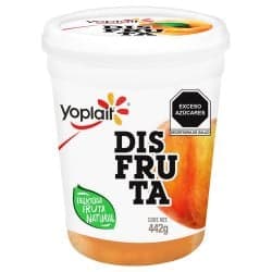 Yogur Batido Cremoso de Fruta y Durazno 442 grs