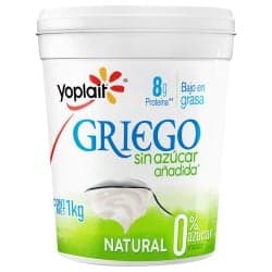 Yoplait Yogur griego batido natural sin azucar