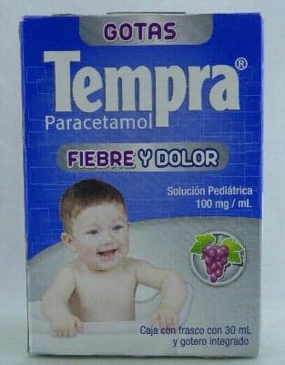 Tempra Pediátrico 100 mg Gotas 30 ml