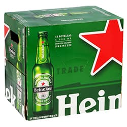 Heineken Cerveza Premium 12 Botellas 355 ml
