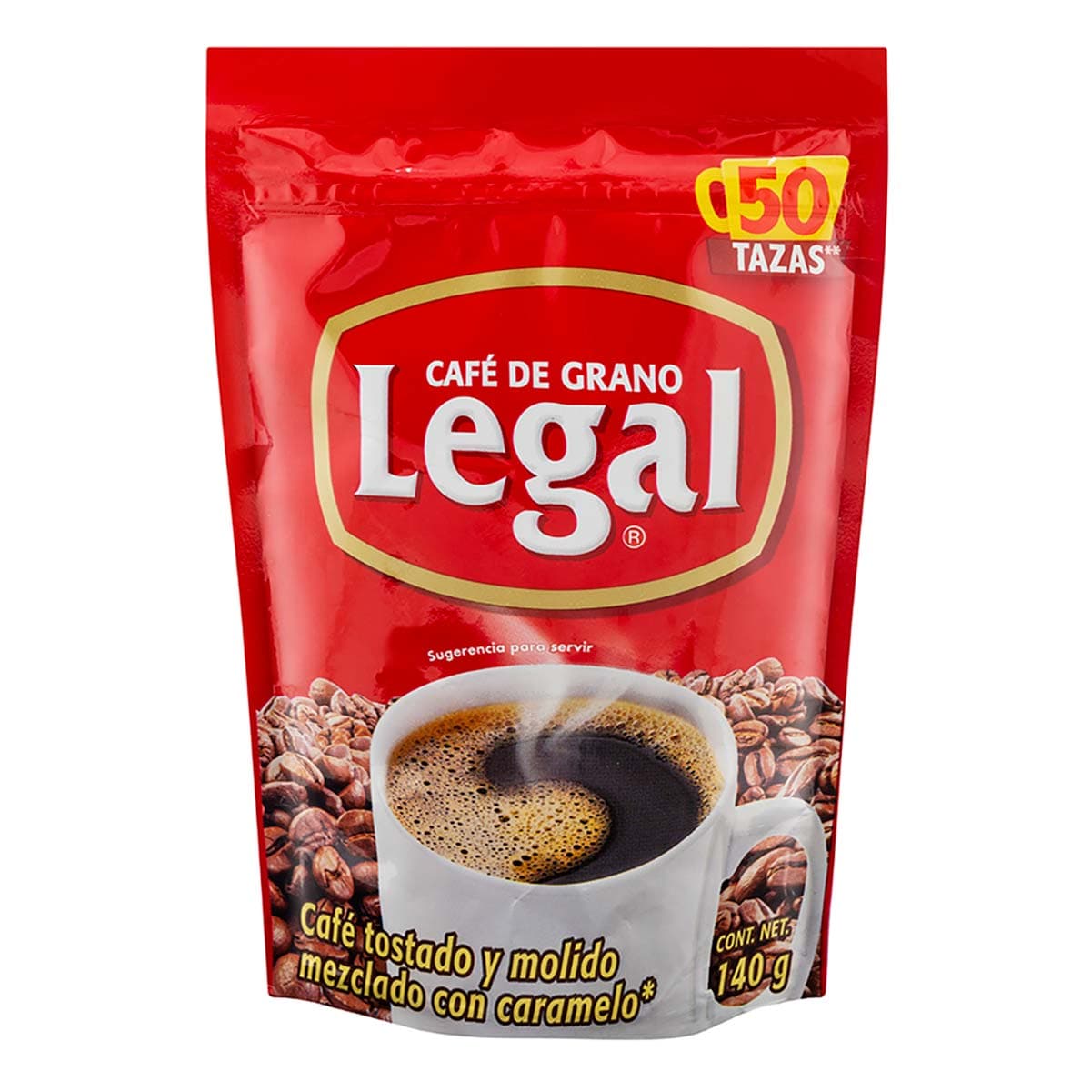 Caf Legal Molido/Mezcla 140 G