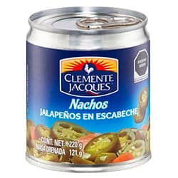 Clemente Jacques Chiles Jalapeños para Nachos 220 gr
