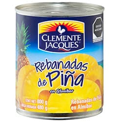 Clemente Jacques Piña en Almibar Rebanadas 800 gr