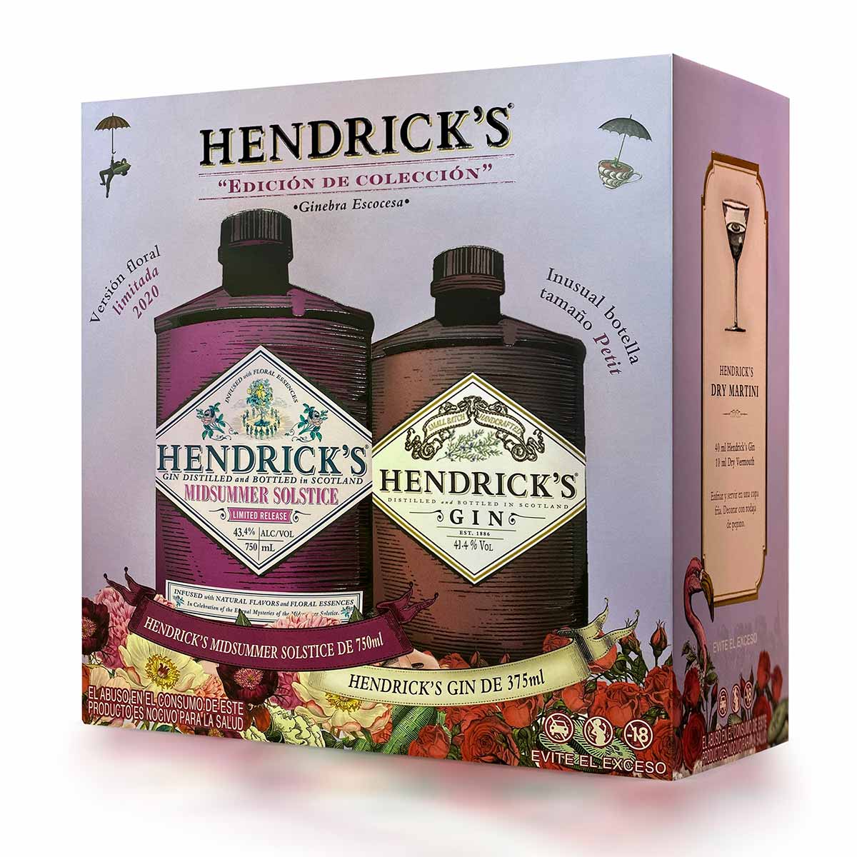 Ginebra Hendrick'S Midsummer .750 C/.375