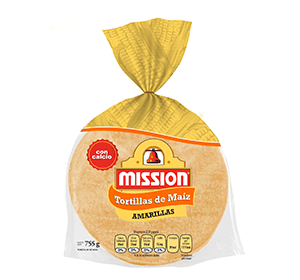 TORTILLA DE MAIZ MISSION AMARILLO 729GRS