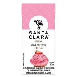 LECHE DESLACTOSADA SABOR FRESA STA CLARA 180 ml