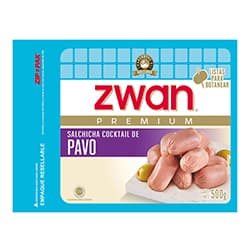 Zwan Salchicha Cocktail de Pavo 500 g