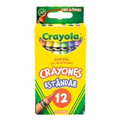 Crayola Crayones Estándar Varios Colores 12 Piezas