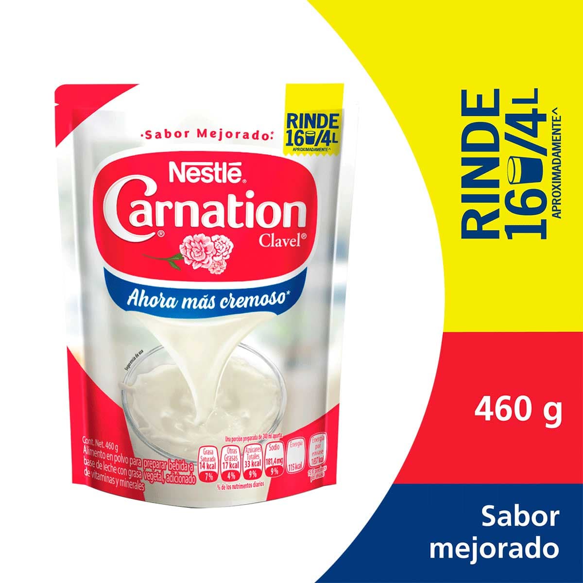 Alimento Lácteo Carnation Doypack 460 Gramos