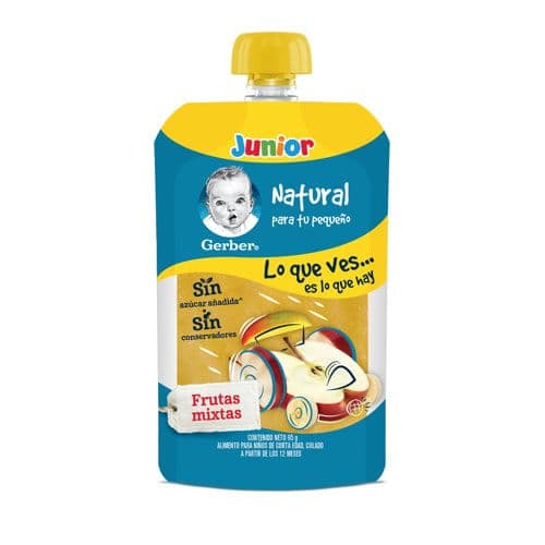 Papilla Gerber junior mixtas pouch 95 g
