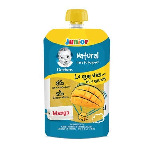 Papilla Gerber junior mango pouch 95 g