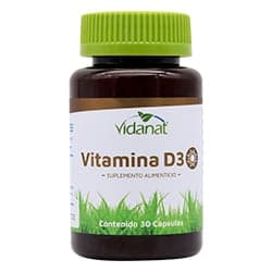 Super Mayoreo Naturista Vitamina D3 30 Cap Vidanat 1 pza
