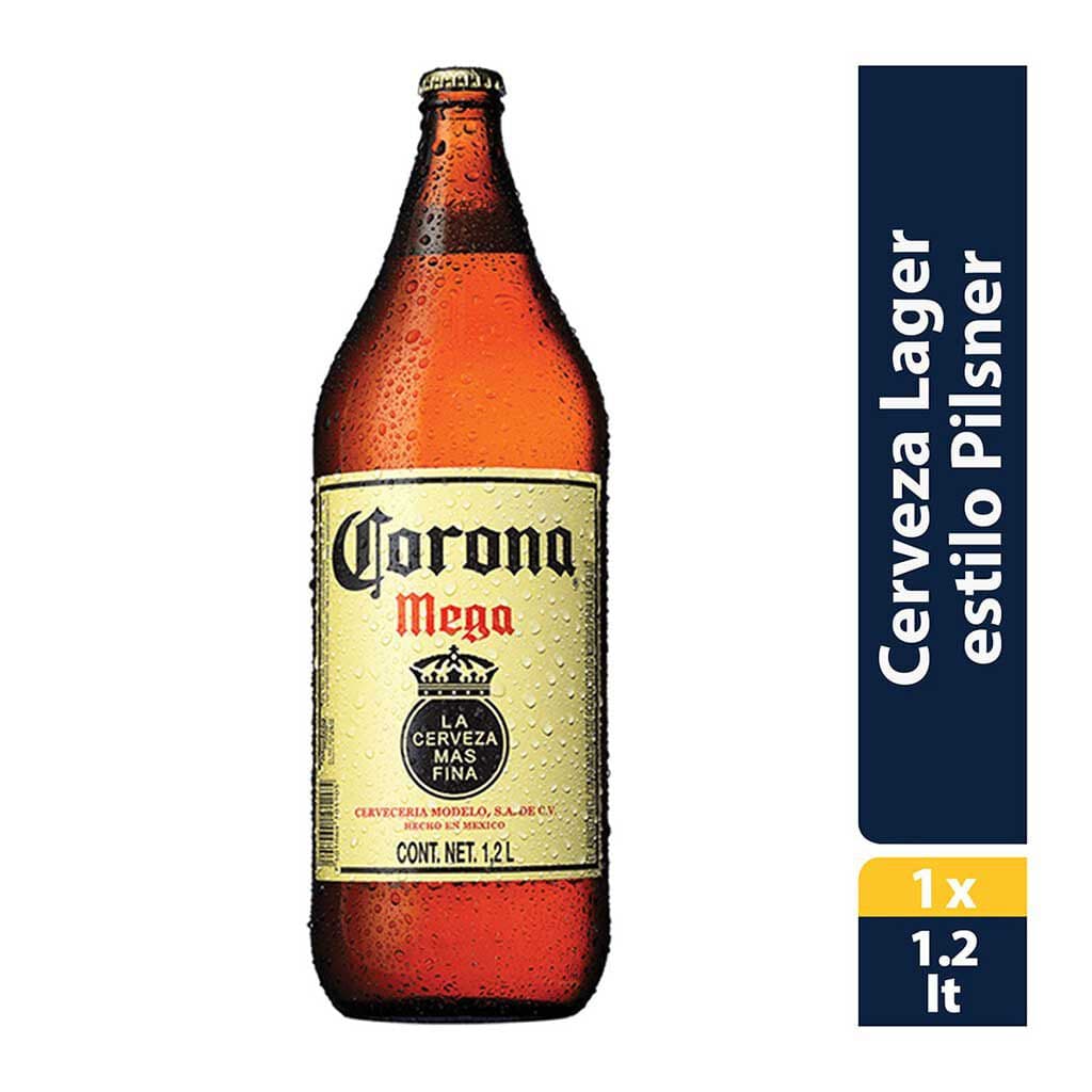 CERVEZA CORONA MEGA 1.2 LT BOT