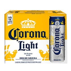 CORONA LIGHT  12 PACK LATA  355 ML