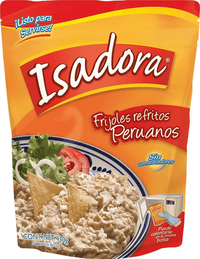 Frijoles refritos peruanos isadora 430 g