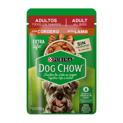 Purina Dog Chow Alimento Húmedo para Perro Adulto Cordero 100 g