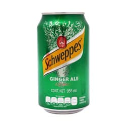 AGUA GINGER ALE SCHWEPPES LATA .355