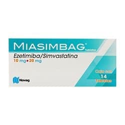 Novag Infancia Ezetimiba/ Simvastatina Gi 10/20mg 14 Tabletas