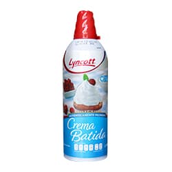 Lyncott Crema Batida Reducida en Grasa 184 g