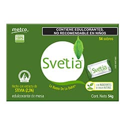 Svetia Endulzante Stevia 54 g