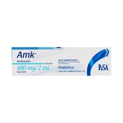 Amk 100 mg 1 Ampolleta 2 ml