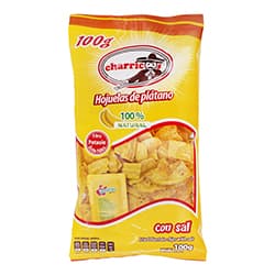 HOJUELAS DE PLATANO CHARRITOS 100GR    .
