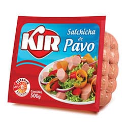 SALCHICHA DE PAVO KIR 500g