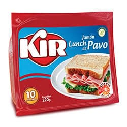 Kir Jamón Pavo Lunch 220 grs