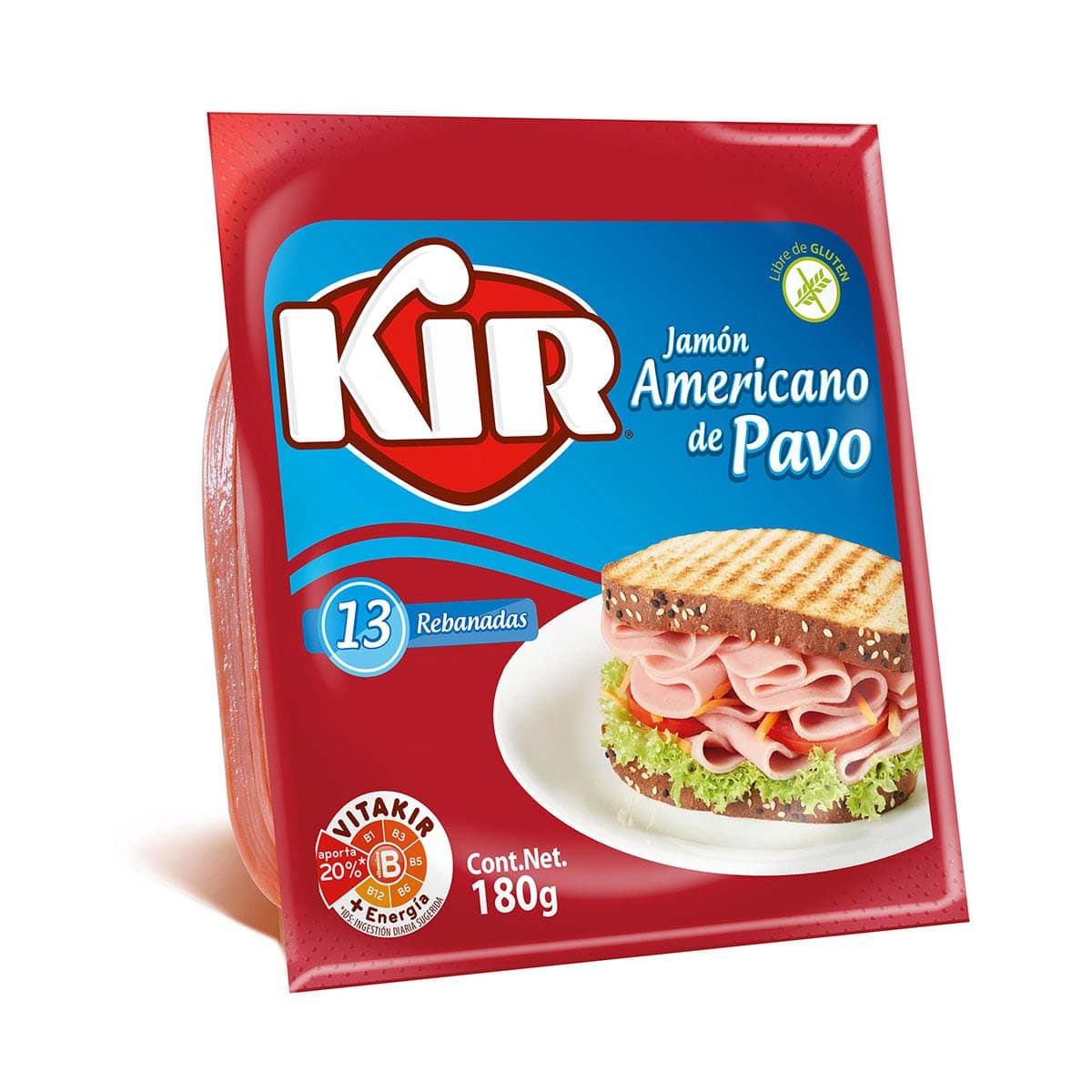 Jamon Americano de Pavo Kir 180 grs