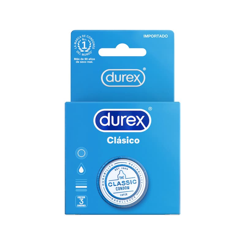 DUREX PRESERVATIVO CLASICO 3UD