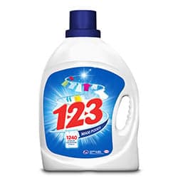 1 2 3 Detergente Líquido Ropa 4.65 l