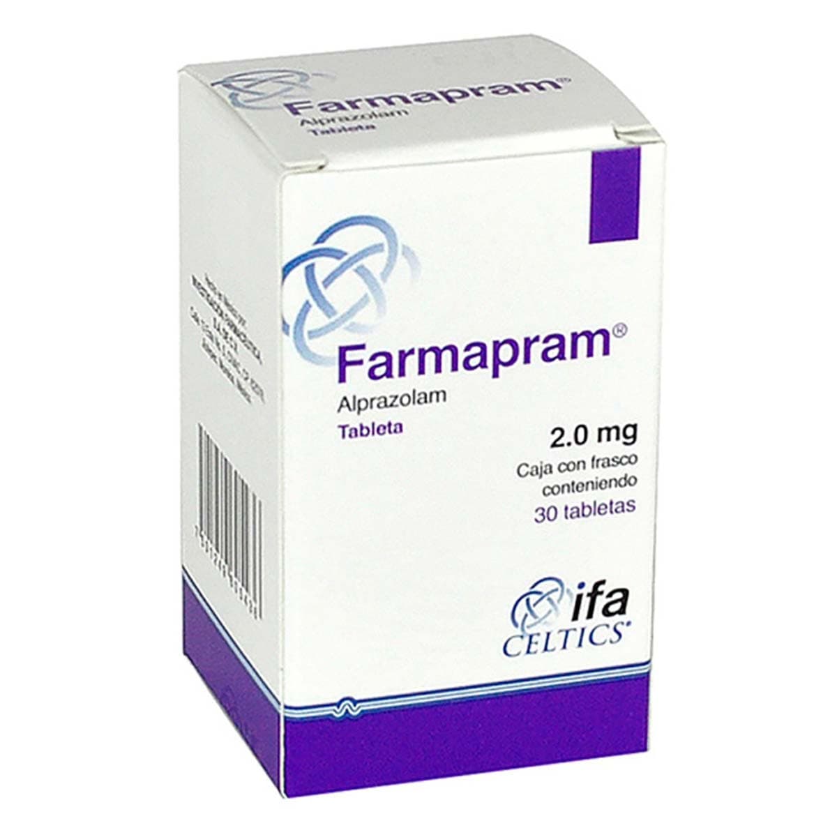 Farmapram 30 Tabletas de 2 mg
