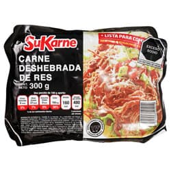 Sukarne Carne Deshebrada de Res 300 grs