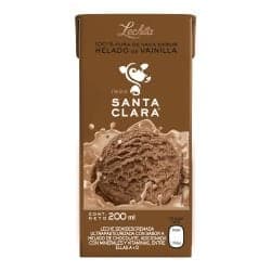 Santa Clara Leche UHT Helado de Chocolate 200 ml