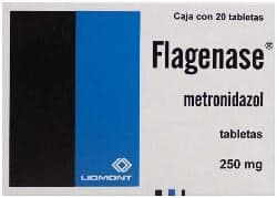Liomont Flagenase T 20 250mg Metronidazol 20 pza