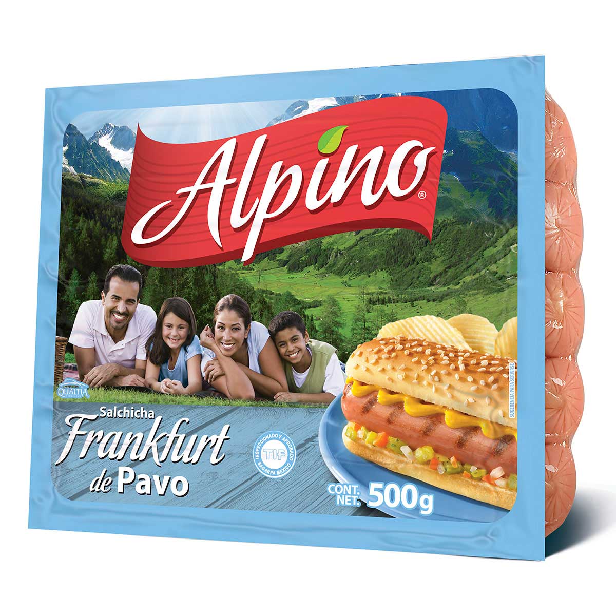 SALCHICHA DE PAVO ALPINO 500g